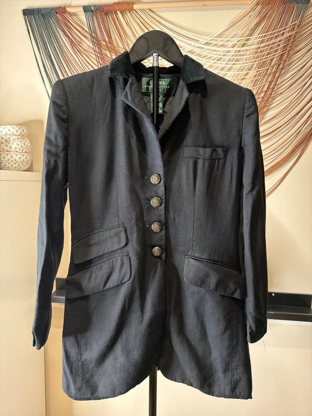 Lauren Ralph Lauren petite vintage wall riding coat 2